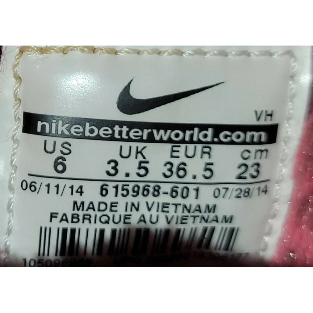 Nike Rosherun High Sneakerboots Purple Maroon 615968-601 Faux Fur Women's Size 6